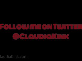 Claudia Kink: Vỗ mông góc thấp bôi dầu