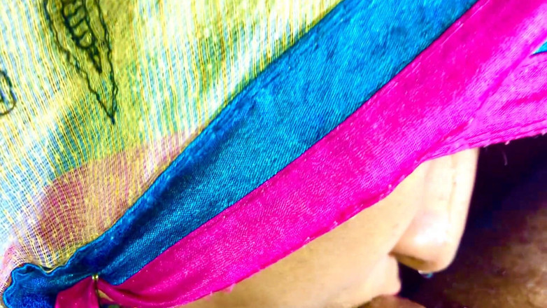 Immfuck: Indischer muslimischer hijab, bunte kehlenfick, desi gesichtsfick