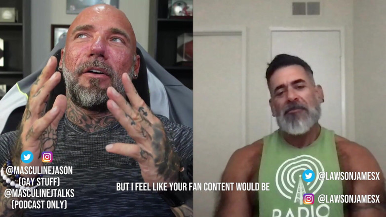 Raw and Uncensored with Masculine Jason: Porn Star Confessions - Lawson James (odcinek 106)