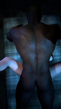 Une déesse mégaocte à gros nichons - animation 3D, hentai