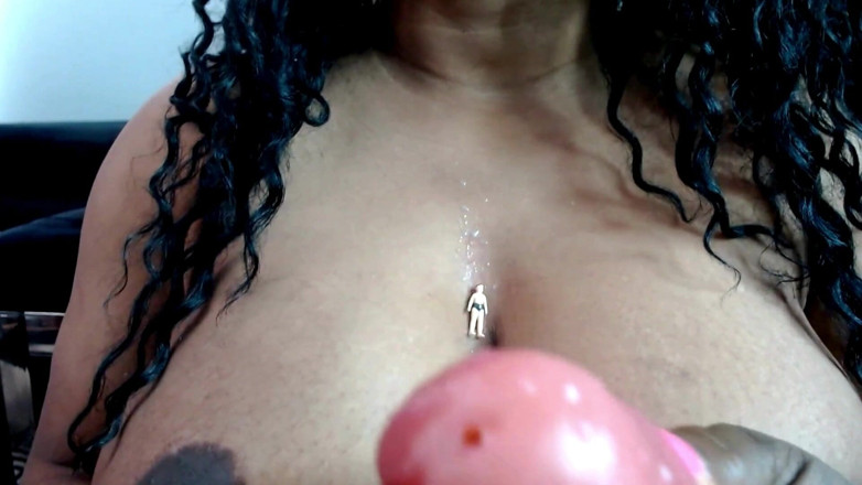 Maeling: Cuckold Husband Watches Giant Wife JOI Handjob a Big White...