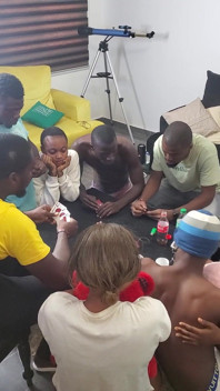 A Hot Bisexual Orgy After Playing Games Night Games