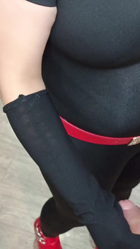 Latina MILF Devil Wife Gives POV Blowjob Before Getting Cum on Her Ass and Back