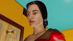 Dark desi fantasy: S5-ep-03 Poor Desi Chubby Pooja Bhabhi and Landlord