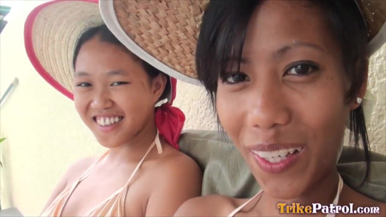 Trike Patrol - Tuk Tuk Patrol: เพื่อนเงี่ยนสองคนแบ่งควยฝรั่งใหญ่