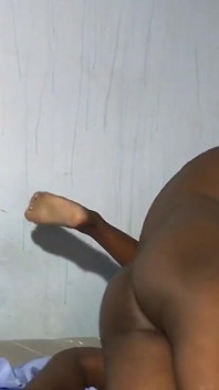 Ebony Babe Walked in on Her Dreaming Boyfriend