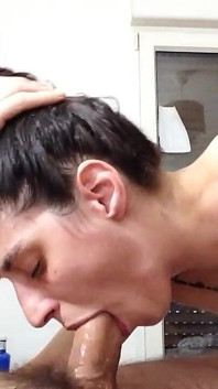 Živá show deepthroat, nedbalé sekundy a šukání do pusy