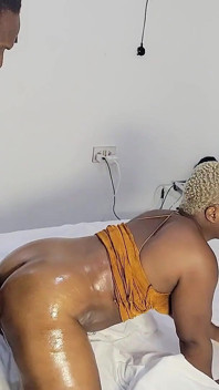 Xxhomealone - pantat besar eboni tebal seperti pantat besar - Fuktit Effion dan Pato Oil That Ass