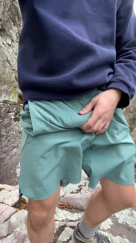Venkovní masturbace na mém výletě