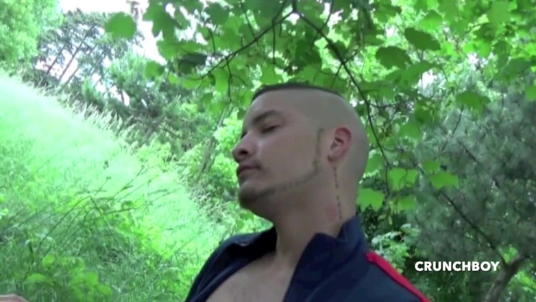 Crunch Boy: latino fucked in cruising forest by X XL COCK
