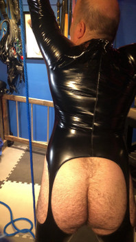 Black Pvc Bodysuit