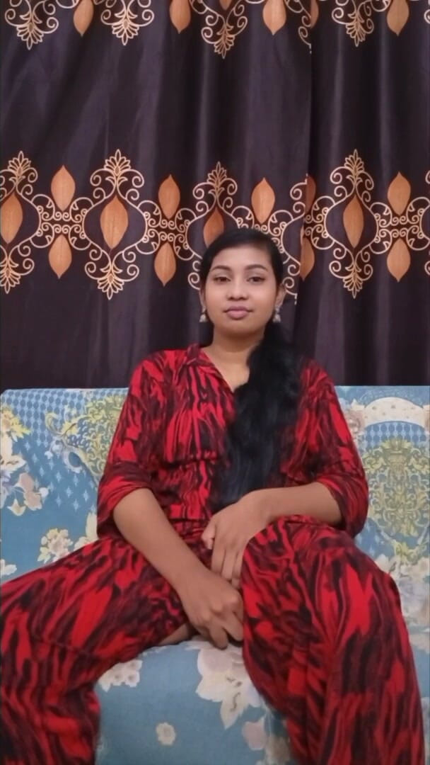Bangla Academy: Beautiful alone gril showing her pussy finger in Creampie