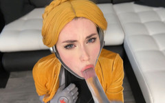 Sweetie Fox: Robot baletka z Atomic Heart Šuká kundičku velkým robertkem a anál...