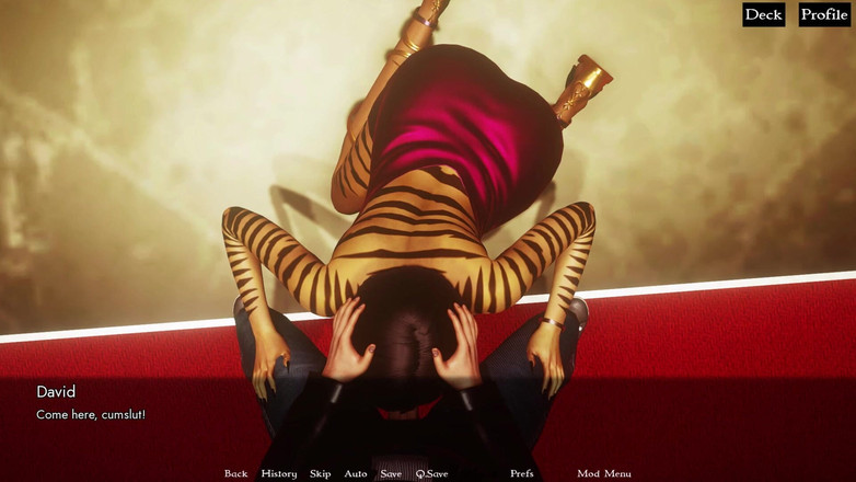 3D Cartoon Porn: Furrhouse 1: David Mouth-o fute pe Asha înainte de Daisy și ejaculare în gât