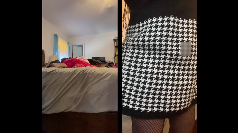 Deanna Doll: La ragazza nera danae in un abito da maglione si...