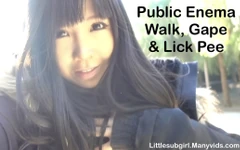 Littlesubgirl: Enema Walk, Menganga, Jilat Memek Di Luar Ruangan ...
