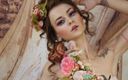 Bravo Models Media: 416 Adele eenhoorn roze bloem cosplay pop