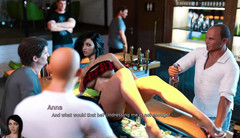 Porngame201: Anna Exciting Affection # 22 - Sání ptáka v baru - 3D hentai komiks