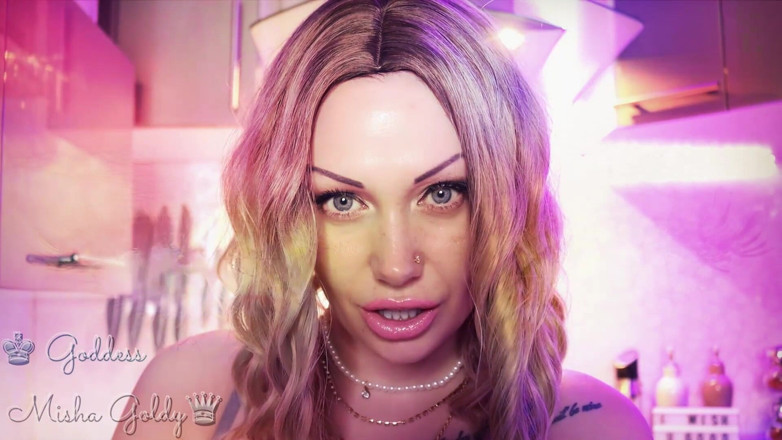 Goddess Misha Goldy: You love to pay to be told to sniff and...
