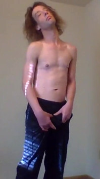 Mtf Aroused in Only Track Pants