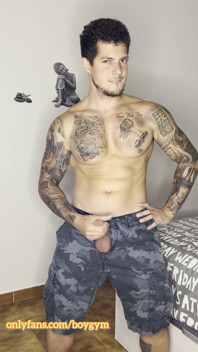 My Big Cock Cums in Military Outfit! with No Touch