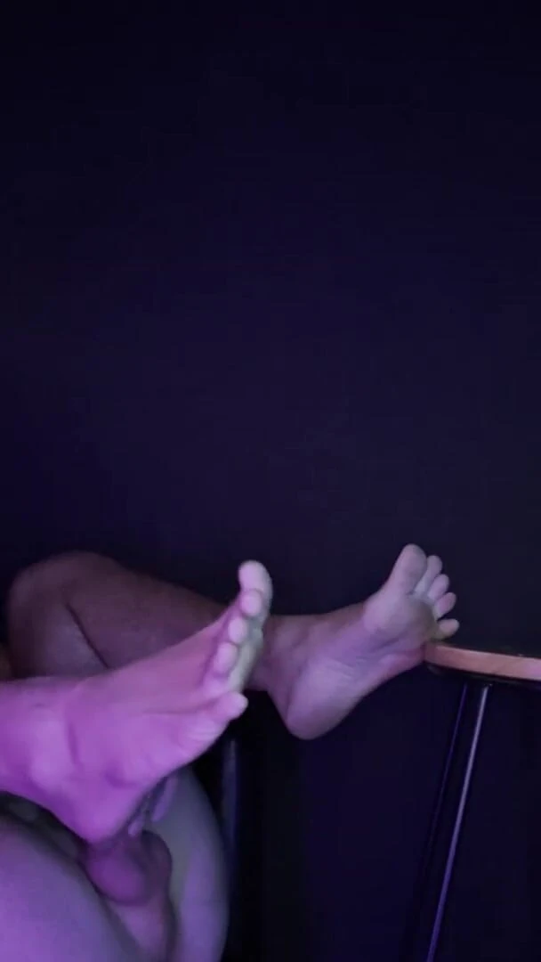 Ladydick: Ejaculation From Dick to Belly and Feet