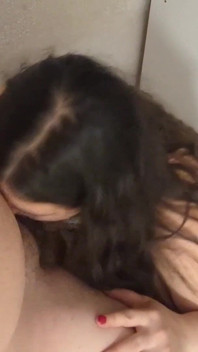 My GF Loves Gagging on My Cock