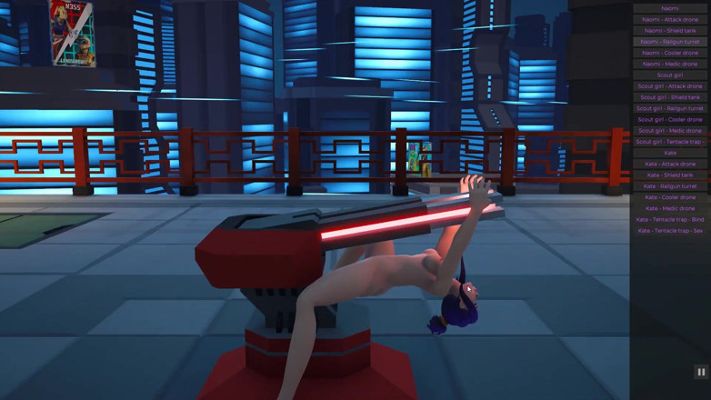 Cumming Gaming: Cyberpink tattiche [gioco SFM] Ep.1 Quasi tutta la galleria di scene...