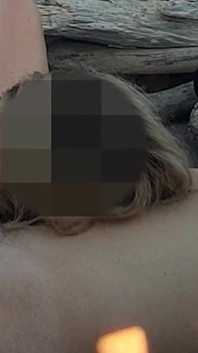 Pussy Flash - Stranger Caught My Stepdad Touching My P...a Public Beach and Jerked off His Dick - Misscreamy