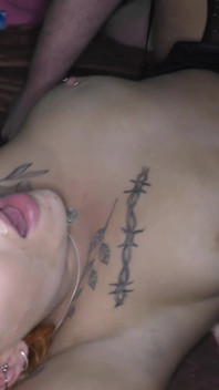 Three Lusty Stunners Enjoy a Gangbang