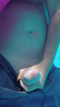 Hot poolside fucking with sexy chick with bug tits and massive dick
