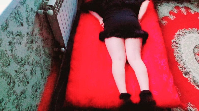 Kitty_Cross: Blondă sexy auto lovituri cu curul excitat amator frumos Model...