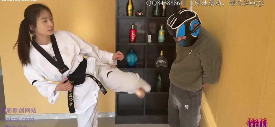 Giantess Domination: 176cm, 78kg karate fidanzata calcio potente, rotondo 1