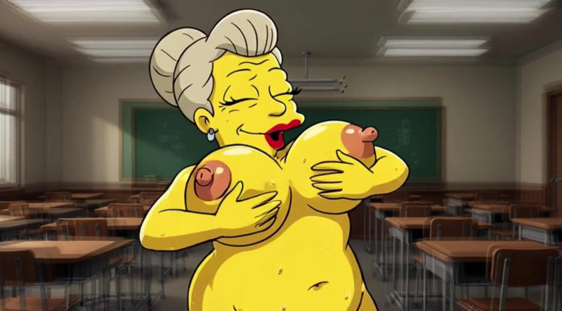 AI Porn: Ai Retro Style Kartun Matang