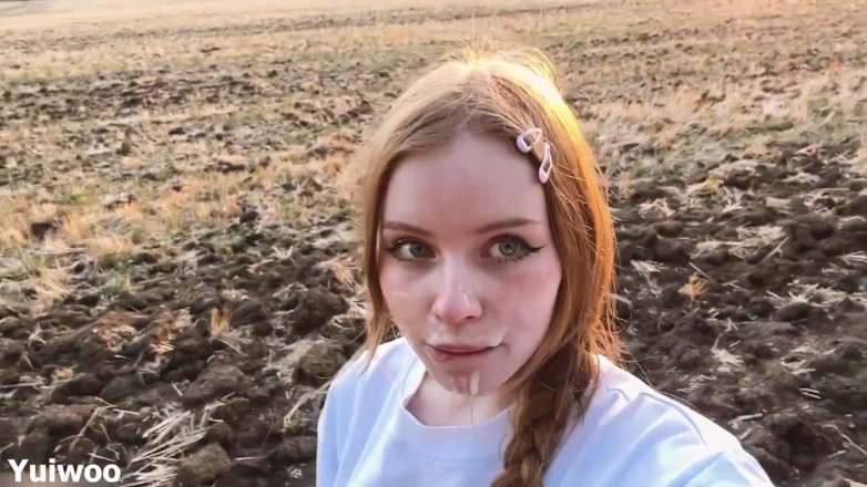 Yuiwoo: Gentle Blowjob at Sunset From a Beautiful Russian Redhead
