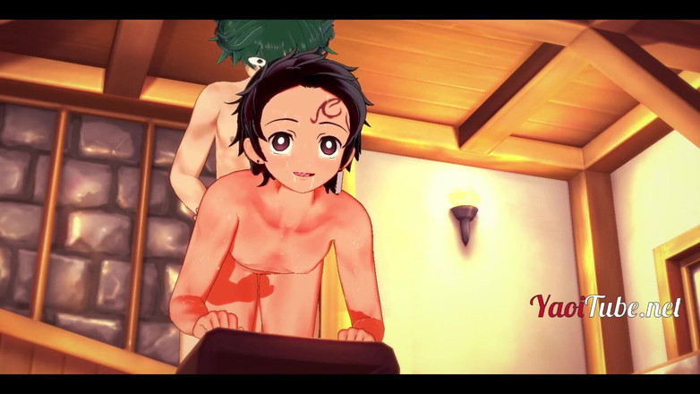 Yaoitube: My Hero Academia &amp; Demon Slayer Yaoi - Tanjiro y Midoriya Deku...