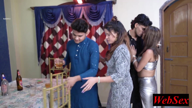 WebSex Premium: Indian Wife Swapping Sex with Clear Hindi Talking