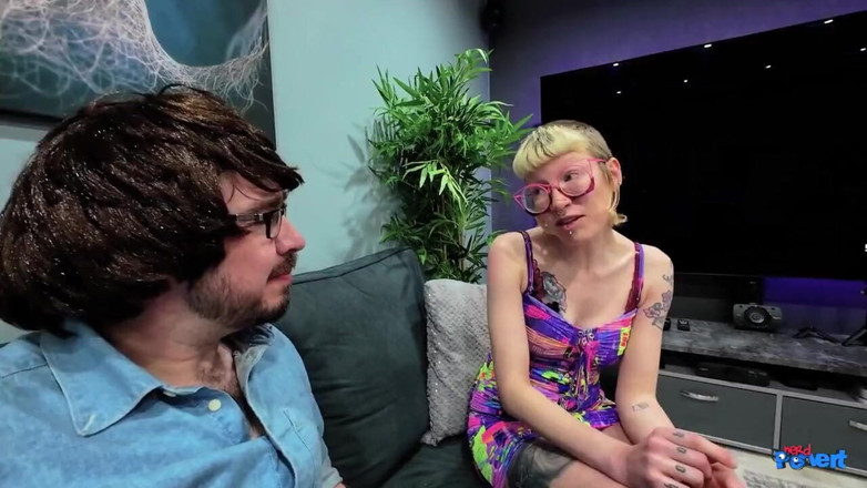 Nerd Pervert: Rose Rosebud - Spit Roasting Whore