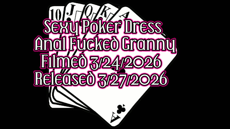 Sexy Sandra N Sir Christopher: Sexy pokerové šaty, anální šukání babičky
