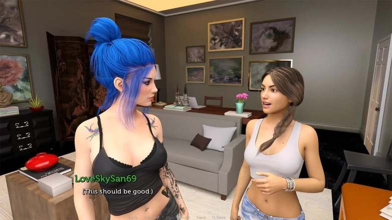 LoveSkySan69Real: Oyunculuk dersleri [v1.0.1] loveskysan69'un bölüm 13 ateşli duyguları