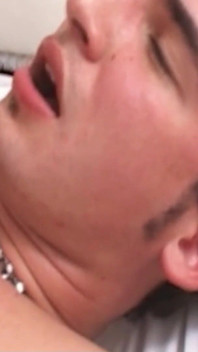 Blonde Big Tit Latin Shemale Fucks Guy in Tight Asshole