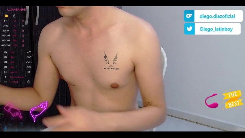 Diego_latinboy: Diego Diaz, a Young Latino Known as Latinboy, Masturbates Alone...