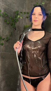 Soaked and Teasing in My Shirt