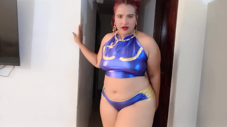 Gina Halime: Street Fighter's Chun Li Gets Cocked in All His Holes