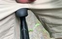 Apomit: Forest dick flash, bike ride, young boy, amateur