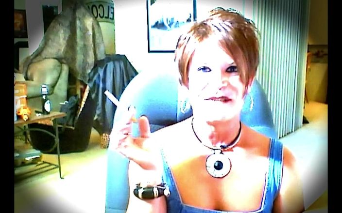 FemmeCheri120: Nadine Wig Smoking Vids with a Funny Surprise at the...