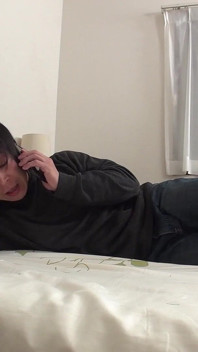 내가 전화를 걸었을 때, 내 문에 의붓여친이 나타났다! 욕조에서 따먹기