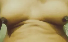 Hot sonusisy in gown navel strip