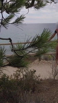 Dick flash - ich ziehe meinen schwanz vor einem französischen mädchen raus ... Strandpfad und sie hilft mir, in Mounth erwischt zu kommen!!