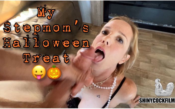Shiny cock films: Mama mea vitregă răsfăț de Halloween